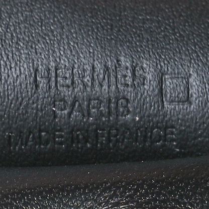Hermes Milo Lambskin Matte Alligator Touch Grigri Rodeo Pegase Horse Bag Charm PM Black 4 of 5