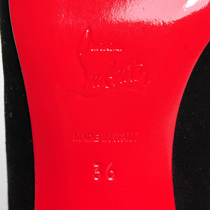 Christian Louboutin Suede Lola 45 Pumps 36 Black 6 of 6