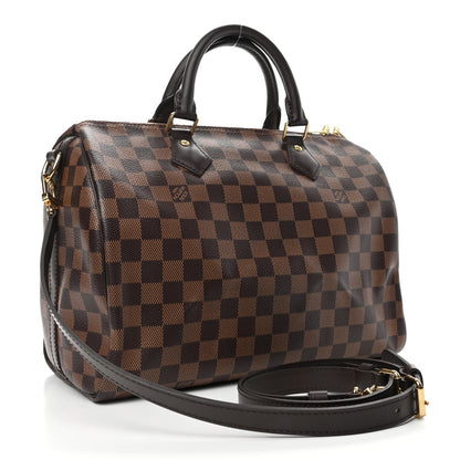 Louis Vuitton Damier Ebene Speedy Bandouliere 30 3 of 11