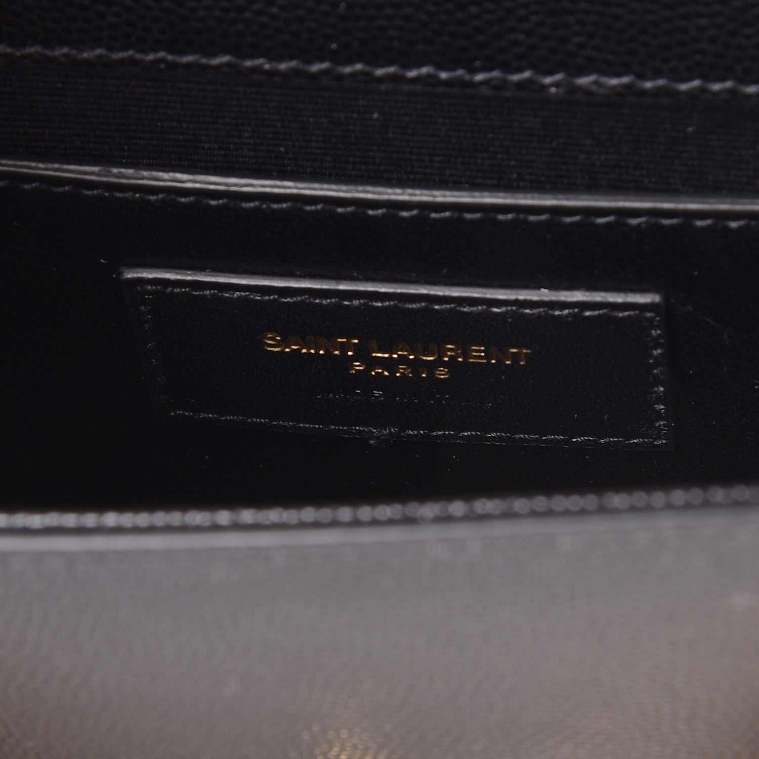 Saint Laurent Grain De Poudre Small Monogram Kate Satchel Black 7 of 7