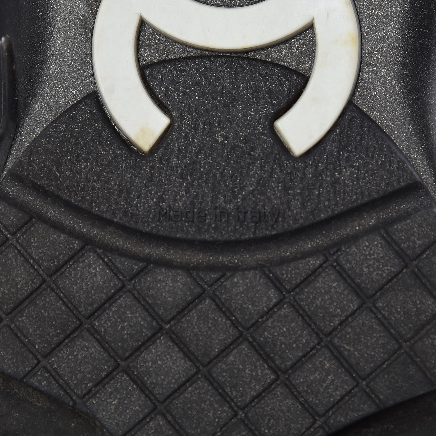 Chanel Suede Tweed Goatskin CC Sneakers 41.5 Black 12 of 12