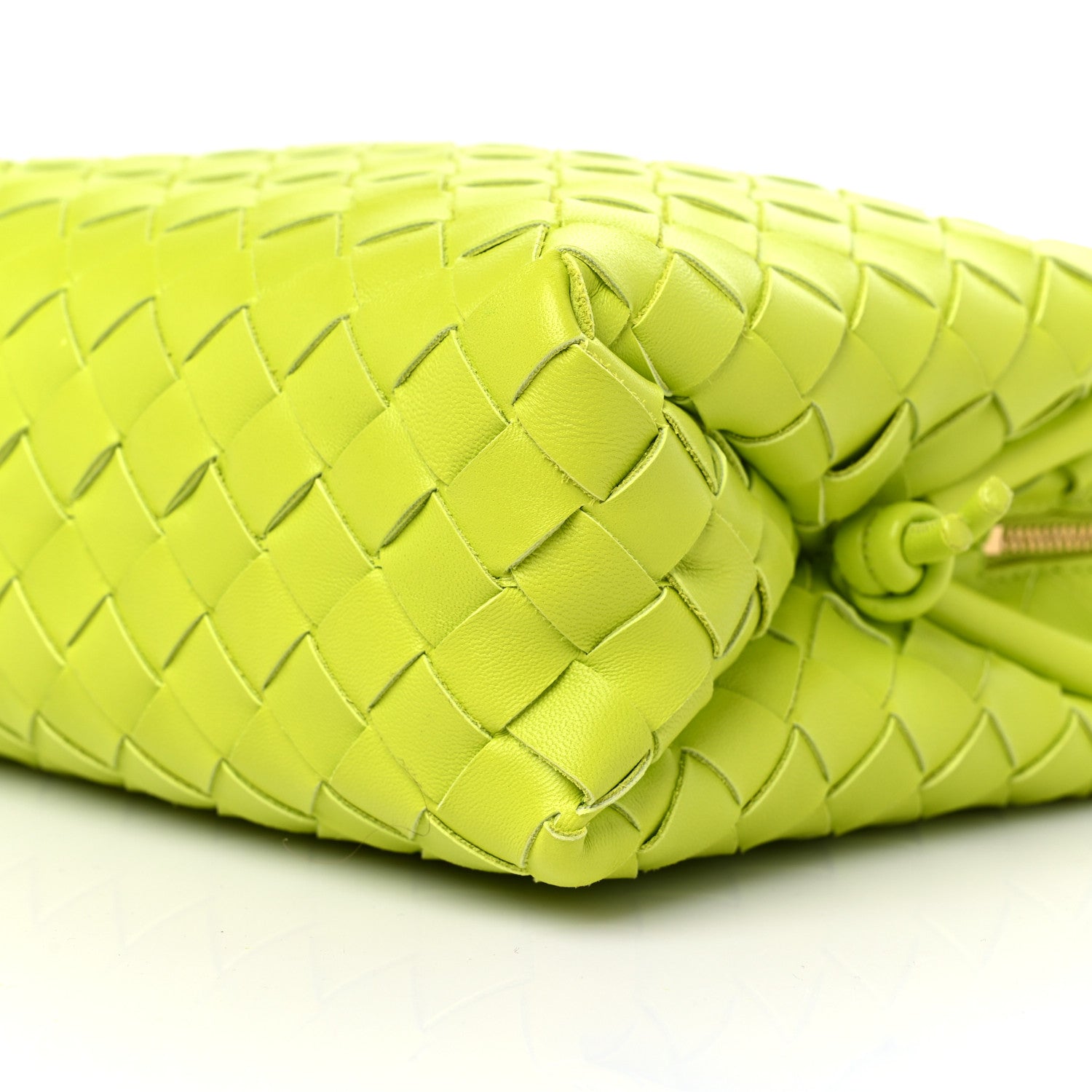 Bottega Veneta Nappa Intrecciato Mini Loop Camera Bag Acid Kiwi 8 of 8
