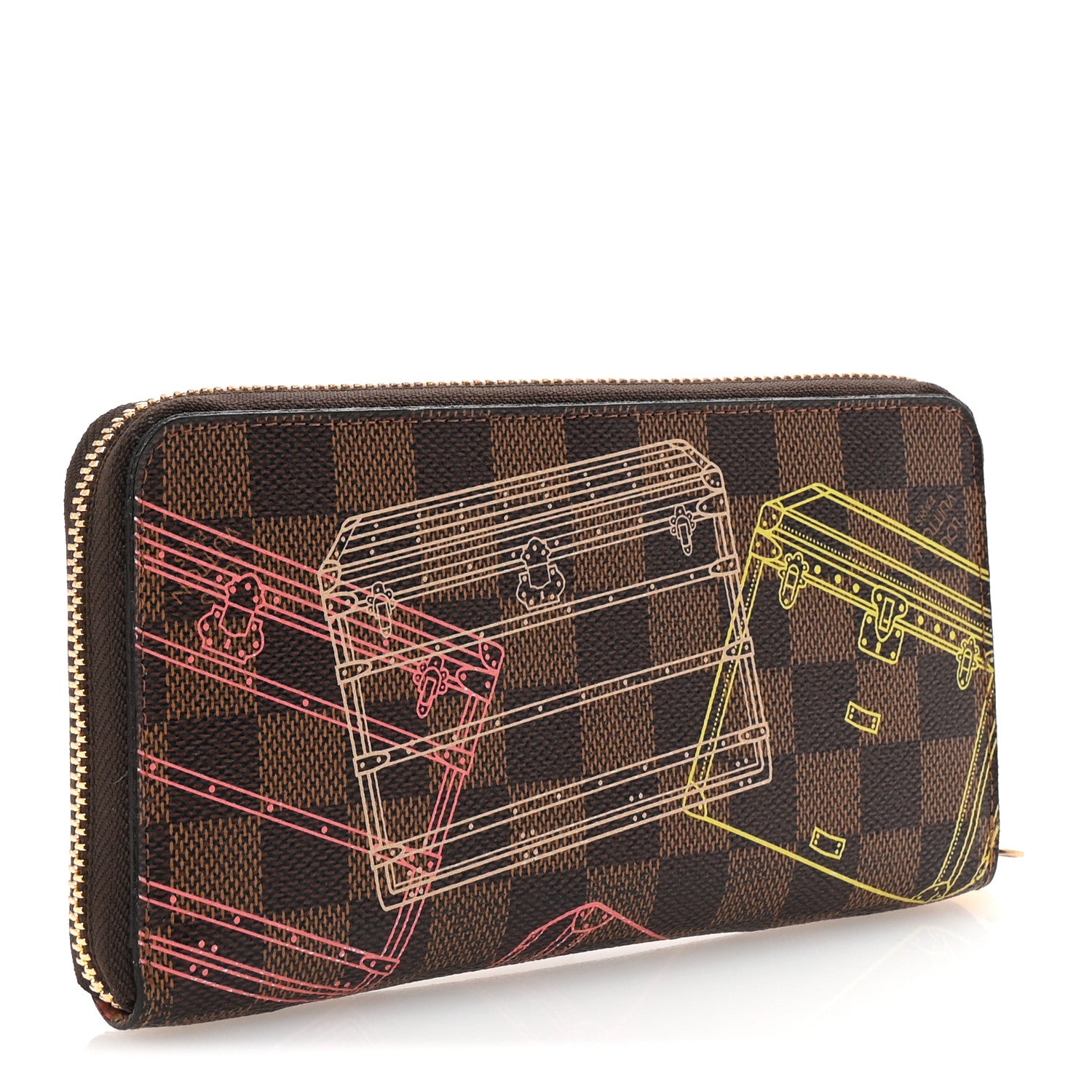 Louis Vuitton Damier Ebene 2014 Christmas Animation Zippy Wallet 3 of 6