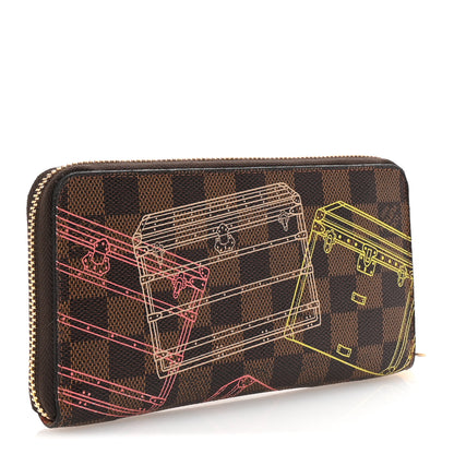 Louis Vuitton Damier Ebene 2014 Christmas Animation Zippy Wallet 3 of 6