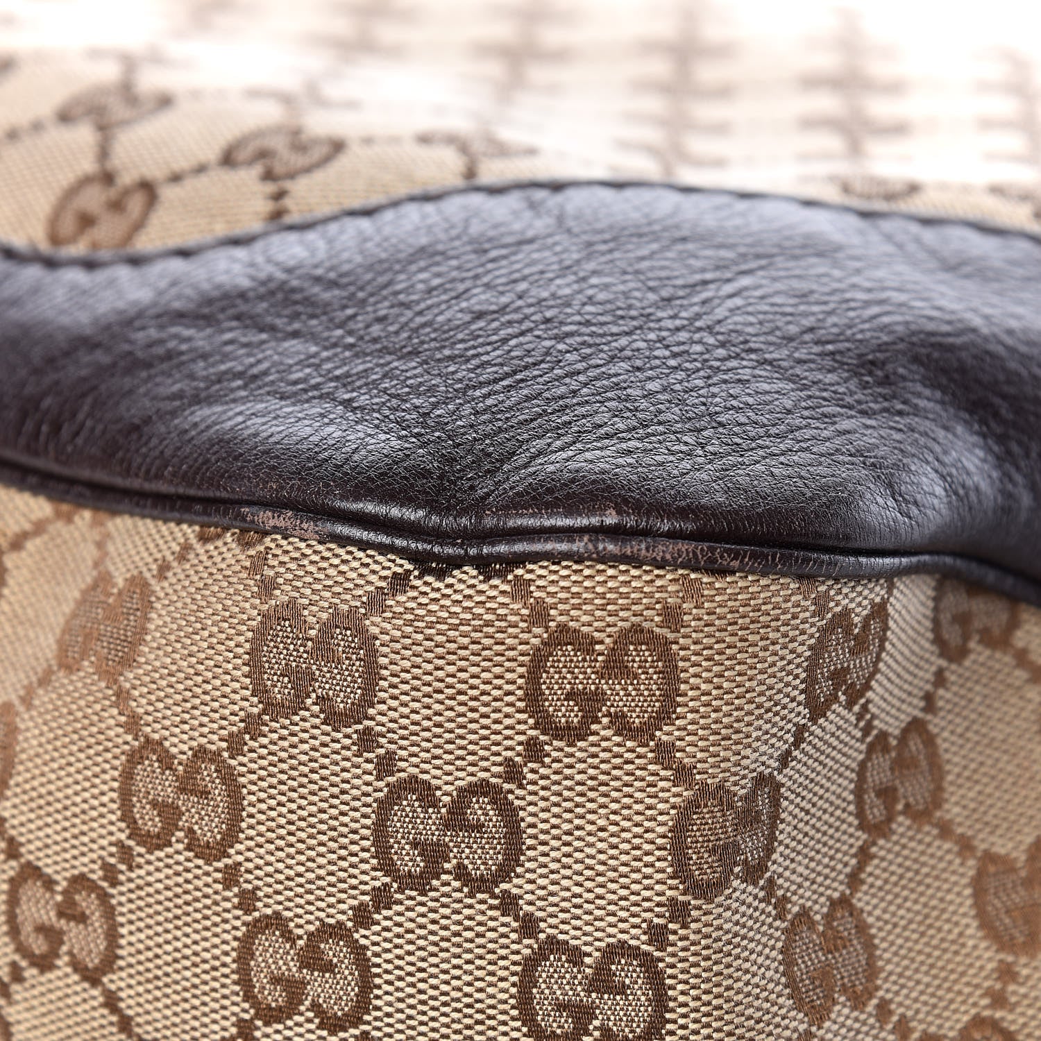 Gucci Monogram Medium Charlotte Hobo Brown 13 of 15