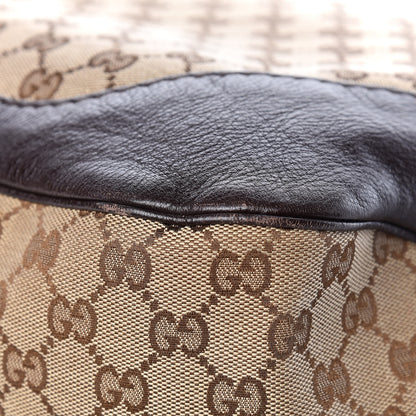 Gucci Monogram Medium Charlotte Hobo Brown 13 of 15
