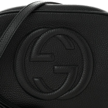 Gucci Pebbled Calfskin Small Soho Disco Bag Black 7 of 10