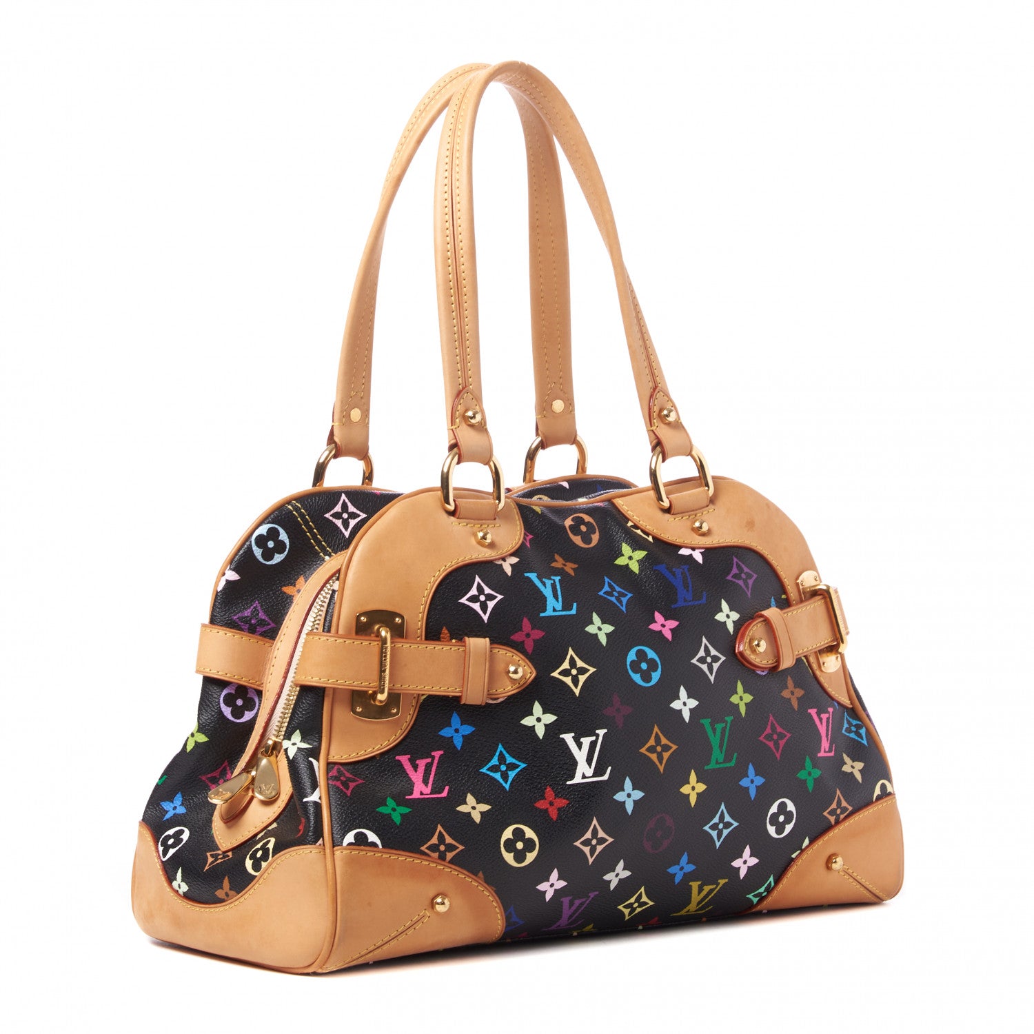 Louis Vuitton Monogram Multicolor Claudia Black 2 of 7