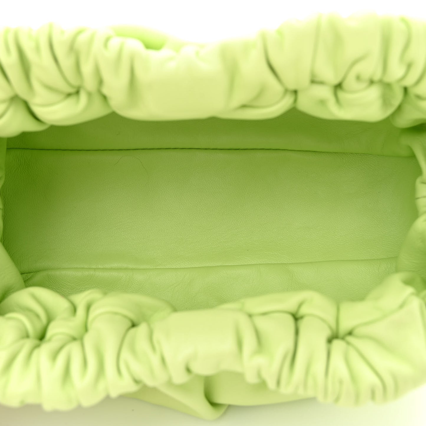 Lambskin Mini Cloud Clutch Mint