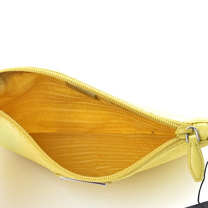 Prada Tessuto Nylon Saffiano Wristlet Girasole 5 of 7
