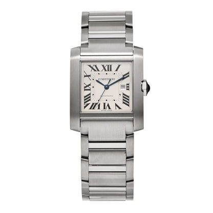 Cartier Stainless Steel 30mm Tank Francaise Automatic Watch 1 of 5