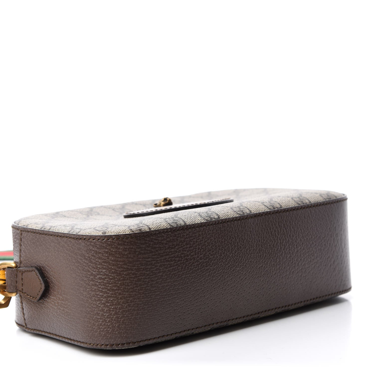 Gucci GG Supreme Monogram Web Neo Vintage Shoulder Bag Beige New Acero Crop 4 of 11