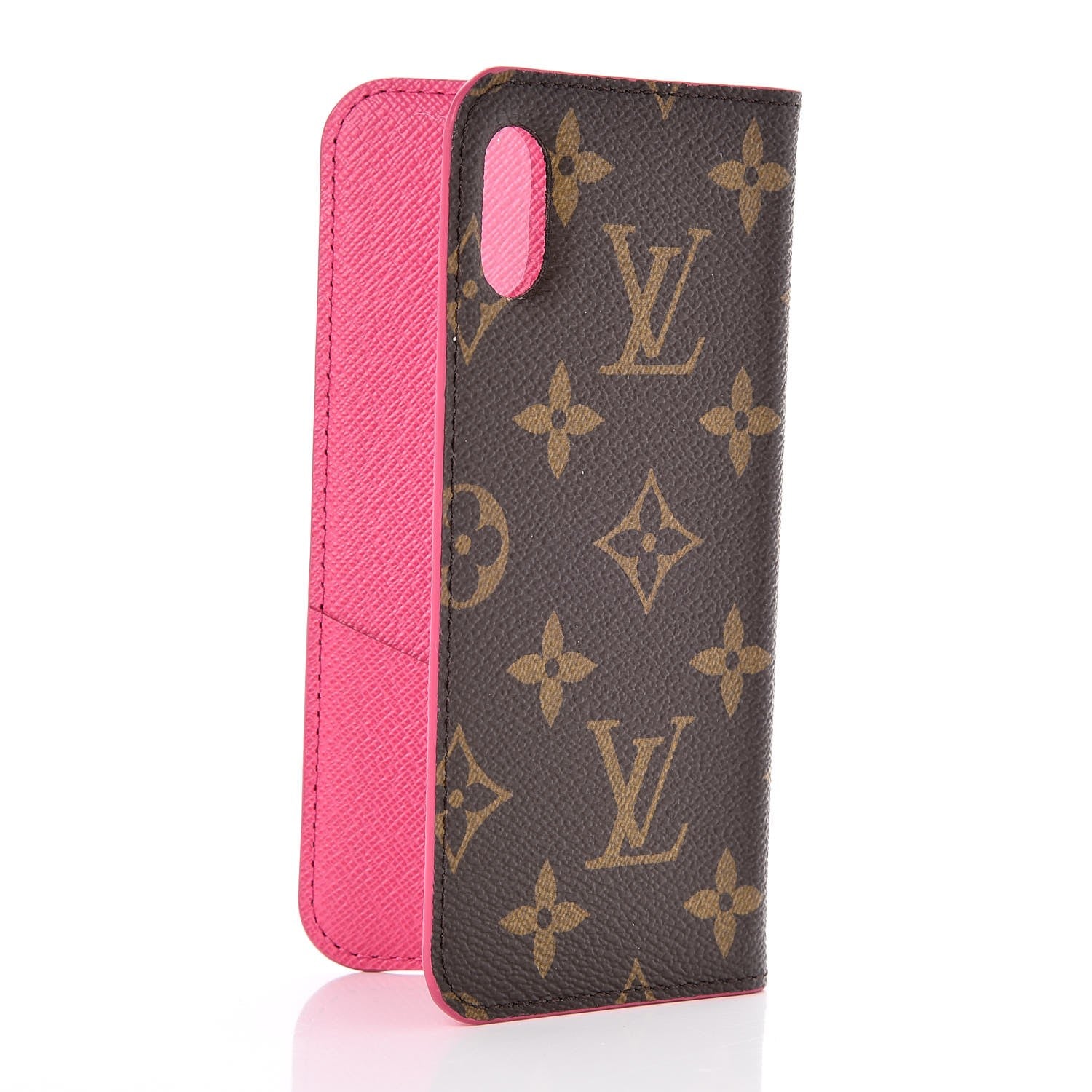 Louis Vuitton Monogram iPhone X Folio Case Rose 3 of 7