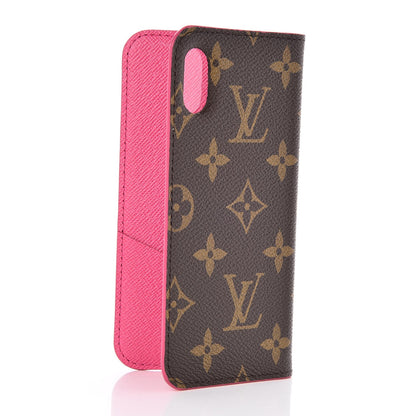 Louis Vuitton Monogram iPhone X Folio Case Rose 3 of 7
