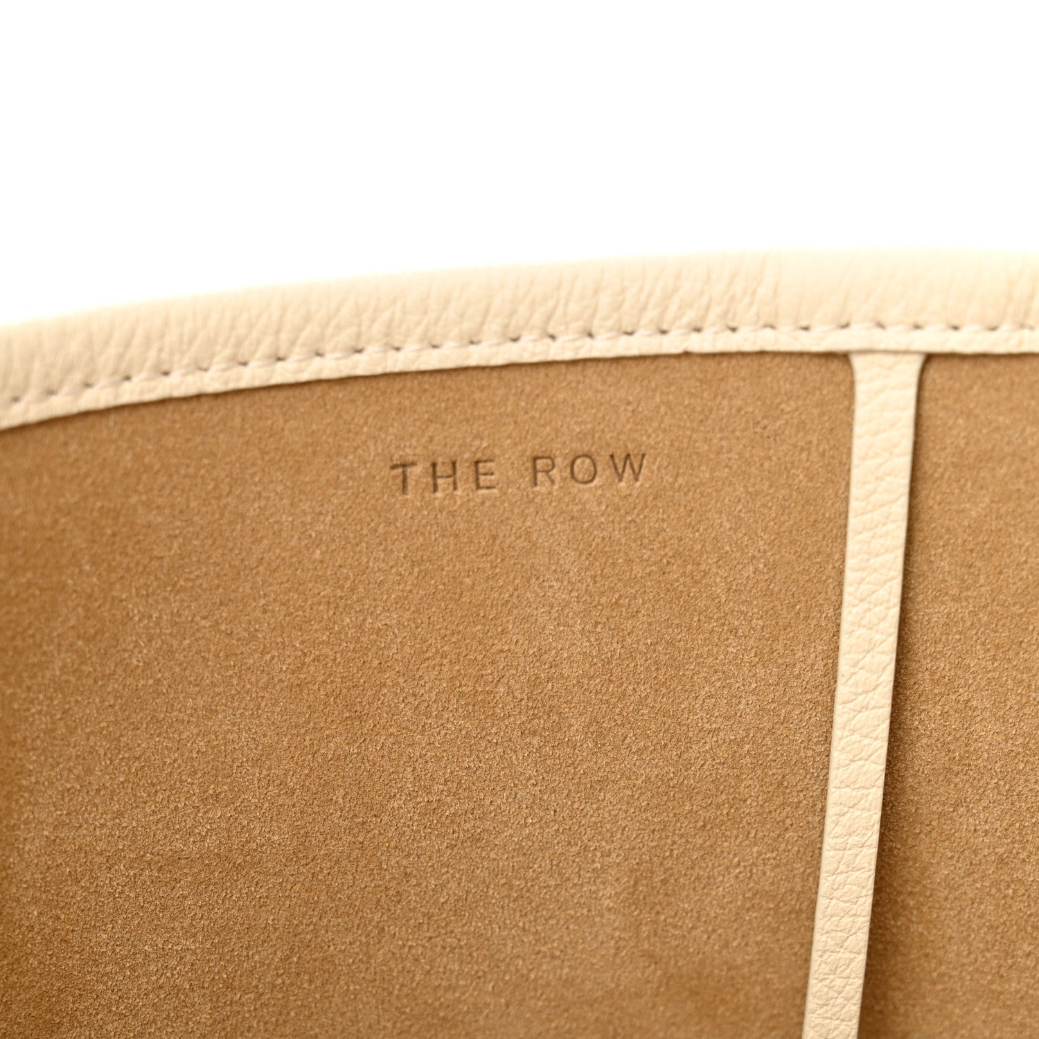 The Row Grained Calfskin Medium N/S Park Tote Ivory 7 of 10