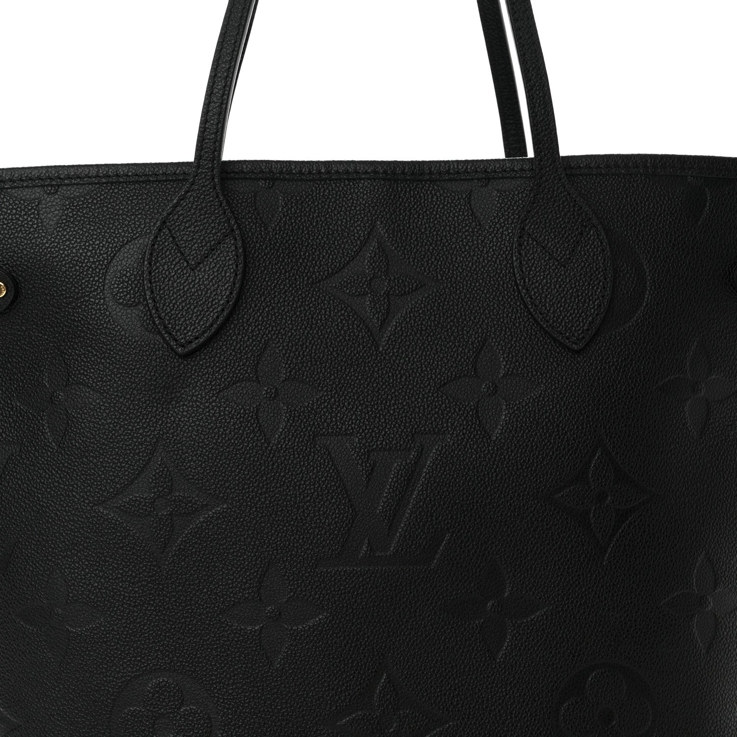 Louis Vuitton Empreinte Monogram Giant Neverfull MM Black 7 of 9