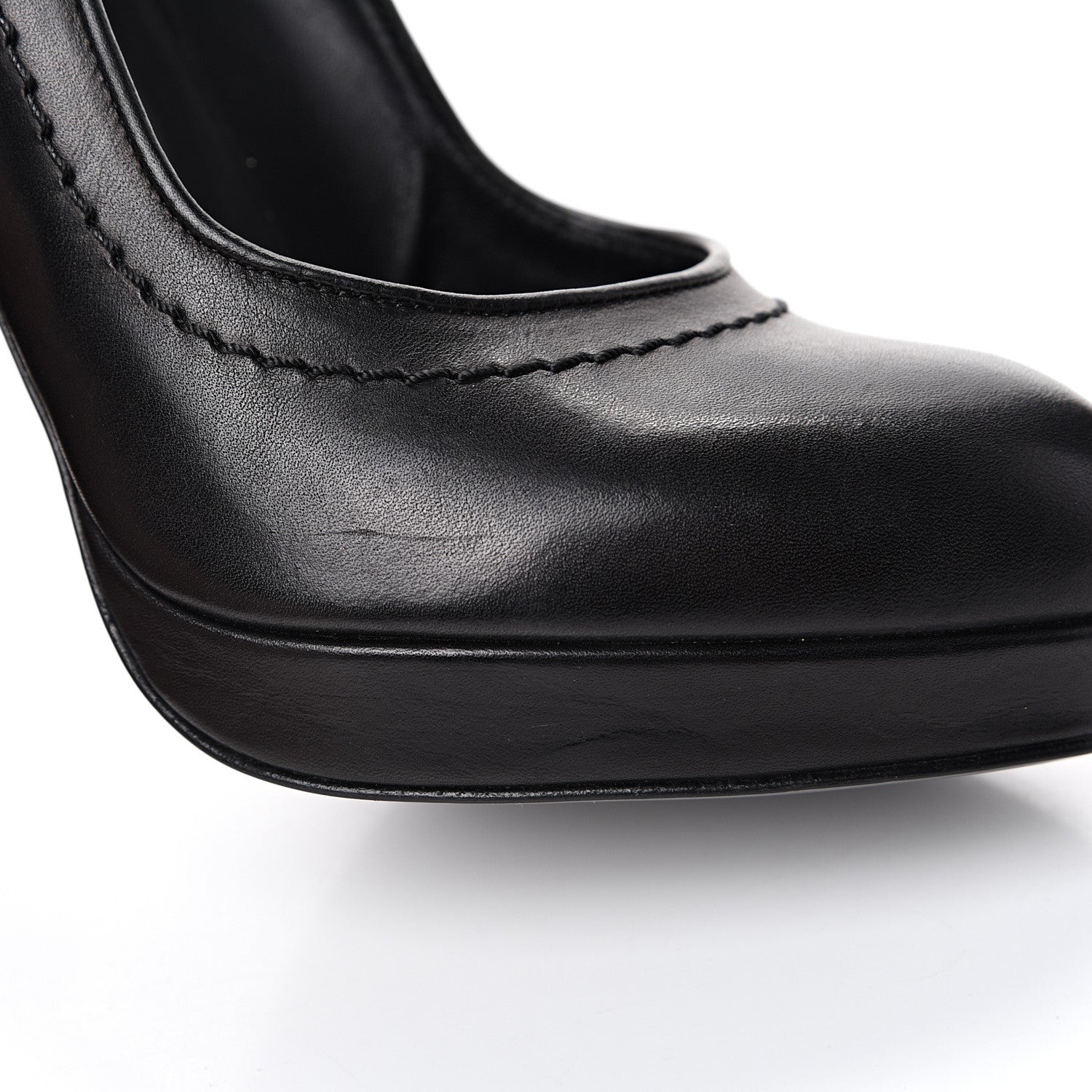 Chanel Calfskin Escarpins CC Pumps 36 Black 11 of 12
