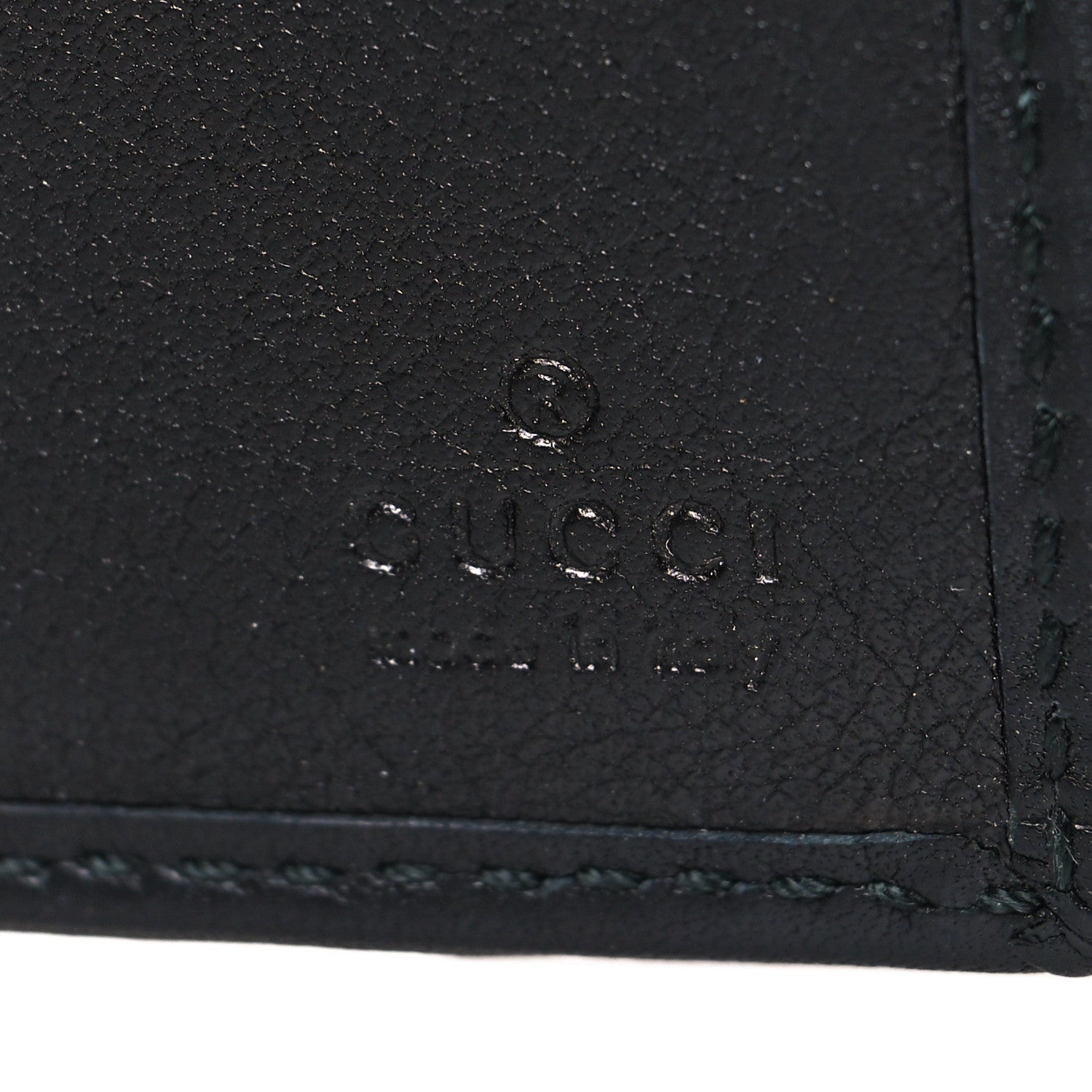 Gucci Guccissima Web Bi-Fold Wallet Black 6 of 9