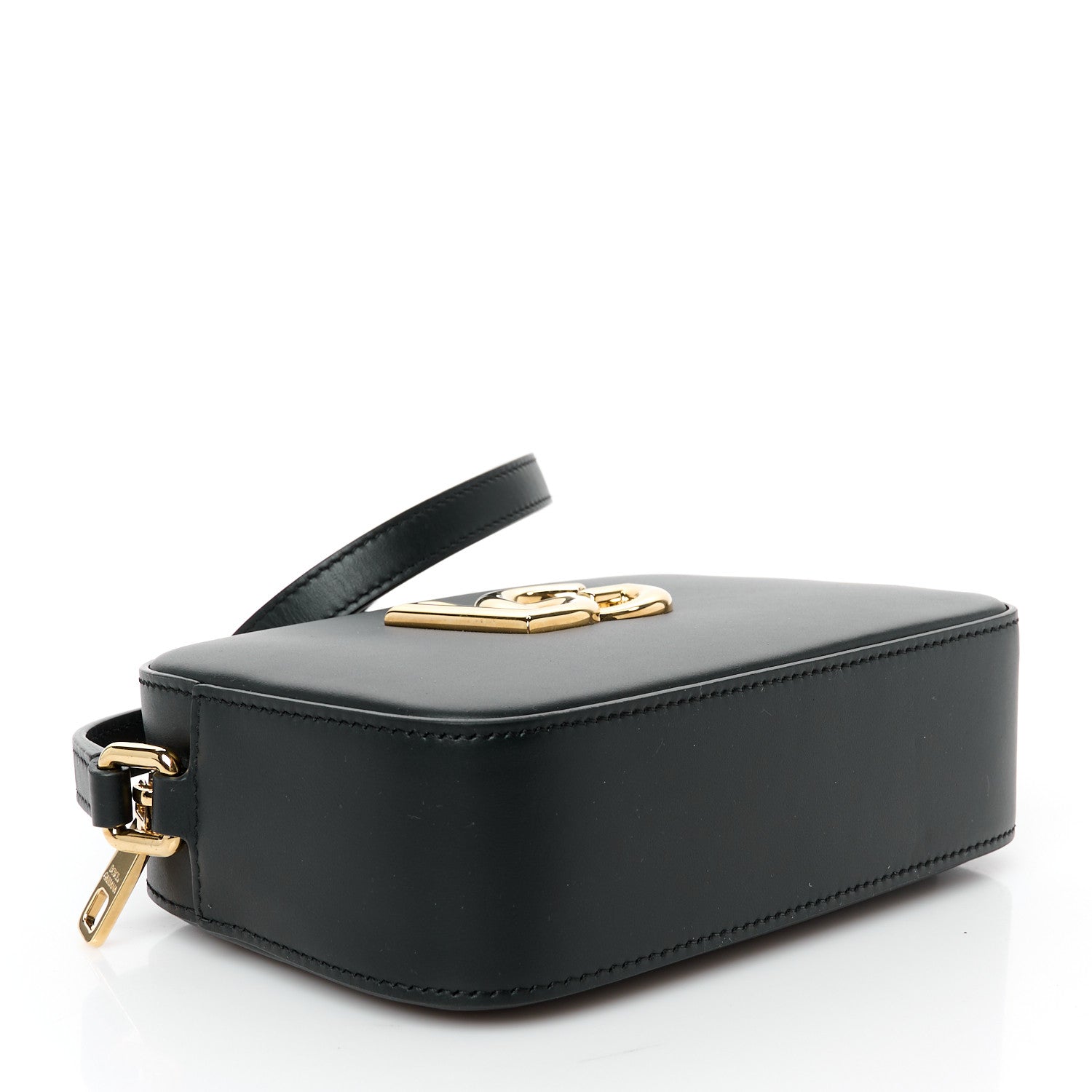 Dolce & Gabbana DOLCE GABBANA Calfskin Camera Crossbody Bag Black 4 of 9