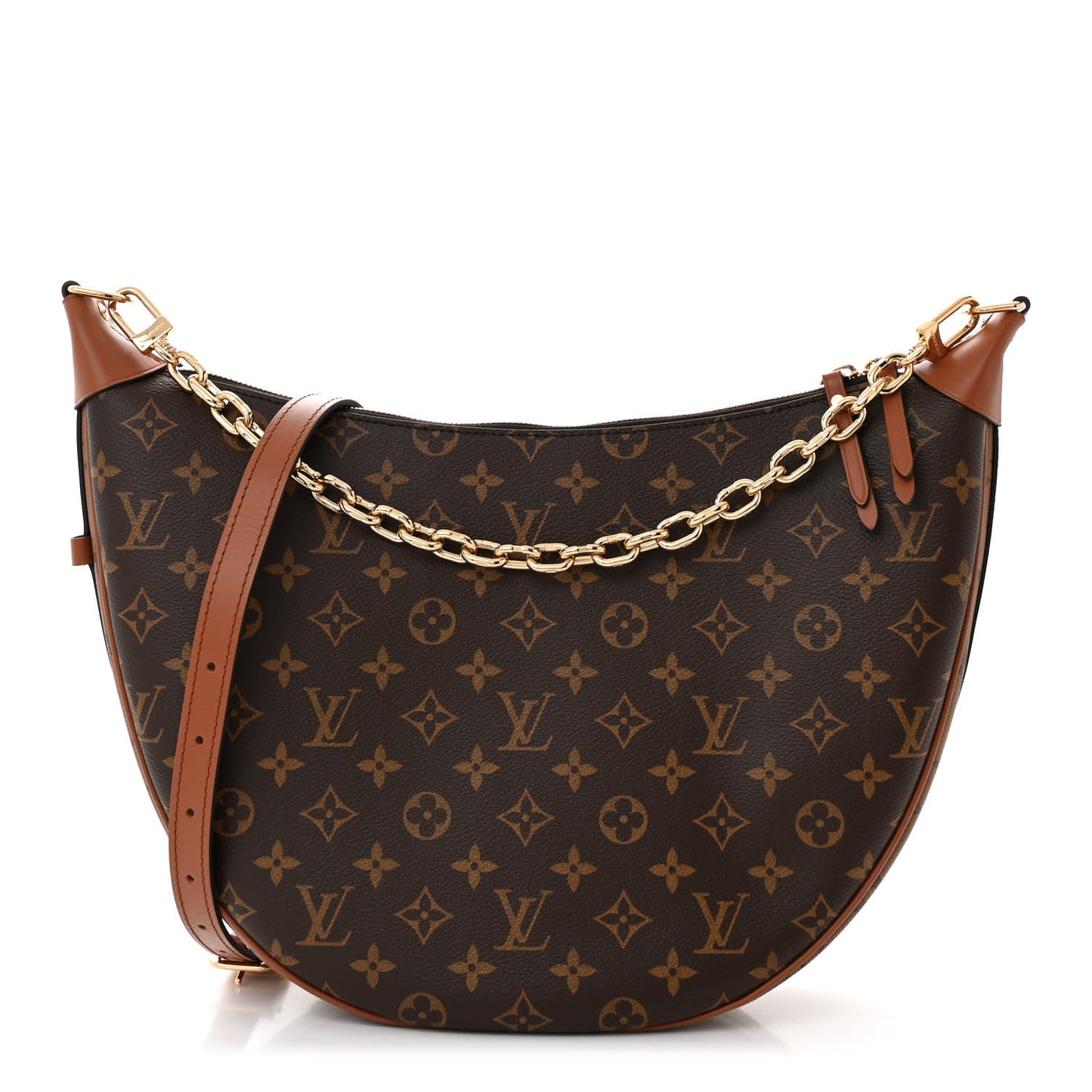 Reverse Monogram Loop Hobo