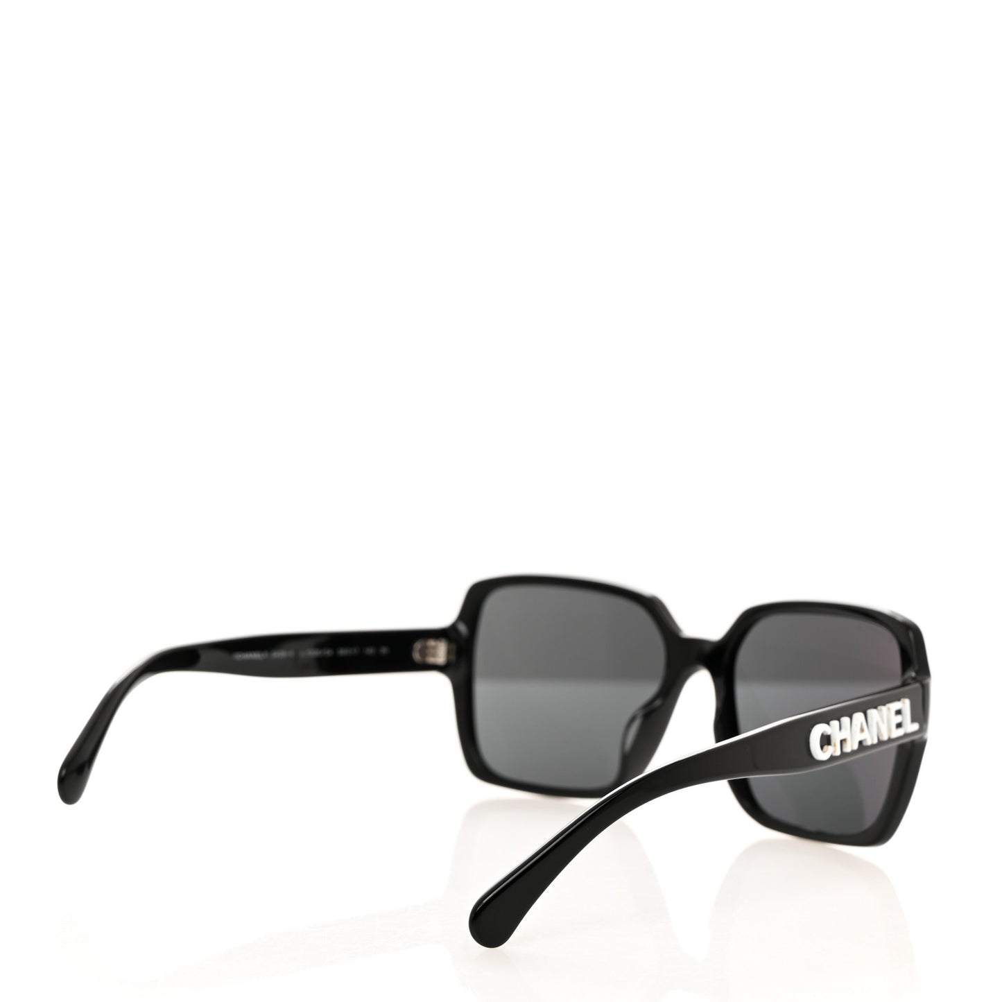 Acetate Polarized Square Sunglasses 5408-A Black
