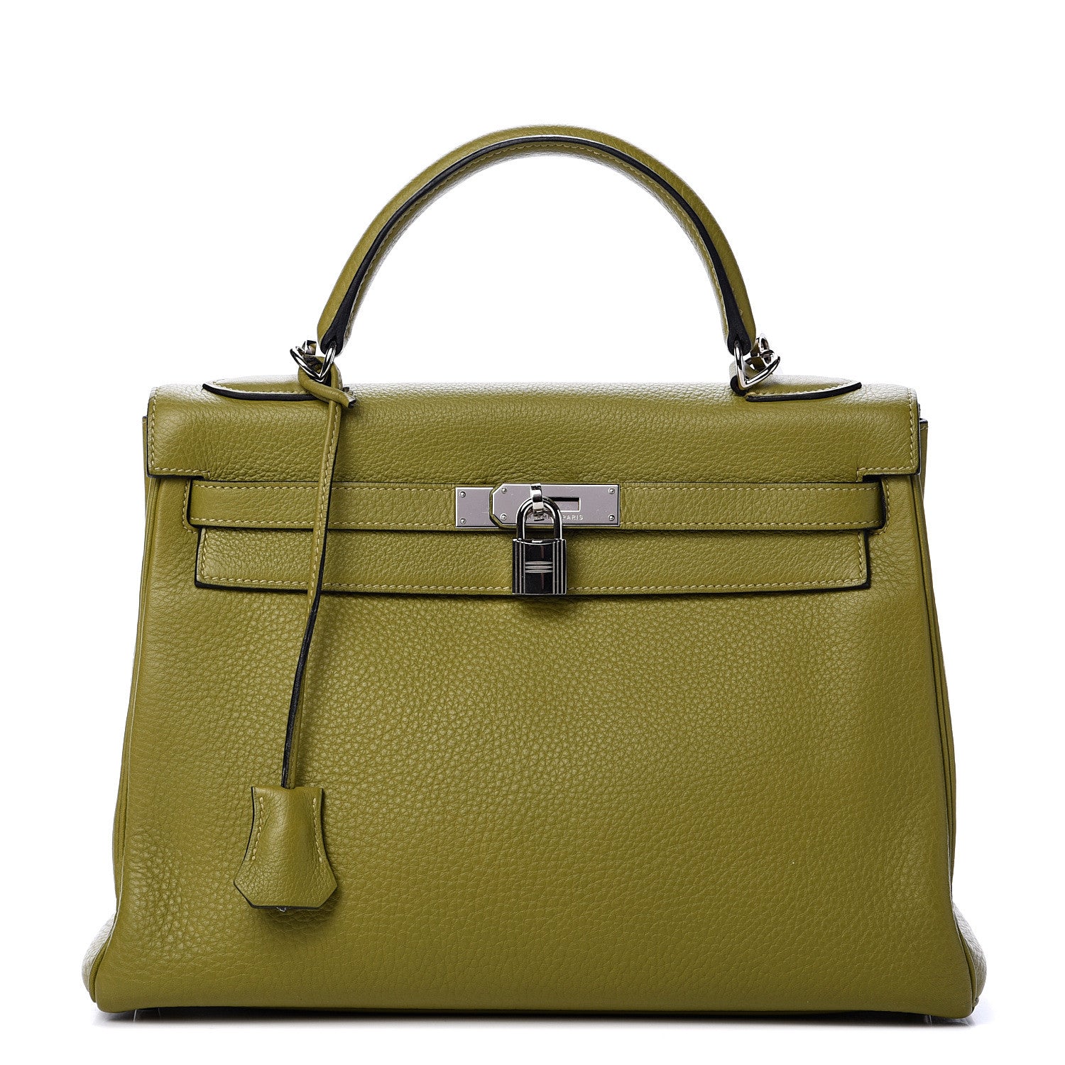 Hermes Togo Kelly Retourne 32 Vert Chartreuse 1 of 14