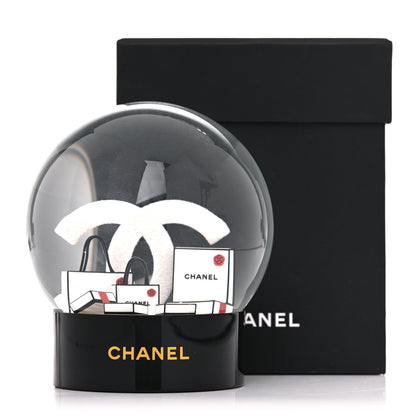 Chanel Glass CC Shopping Bag Snow Globe 5 of 5