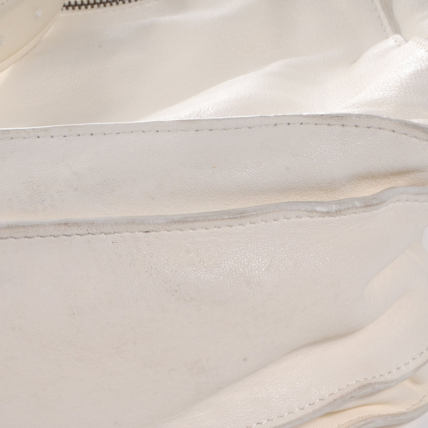 Leather PS1 Tote White