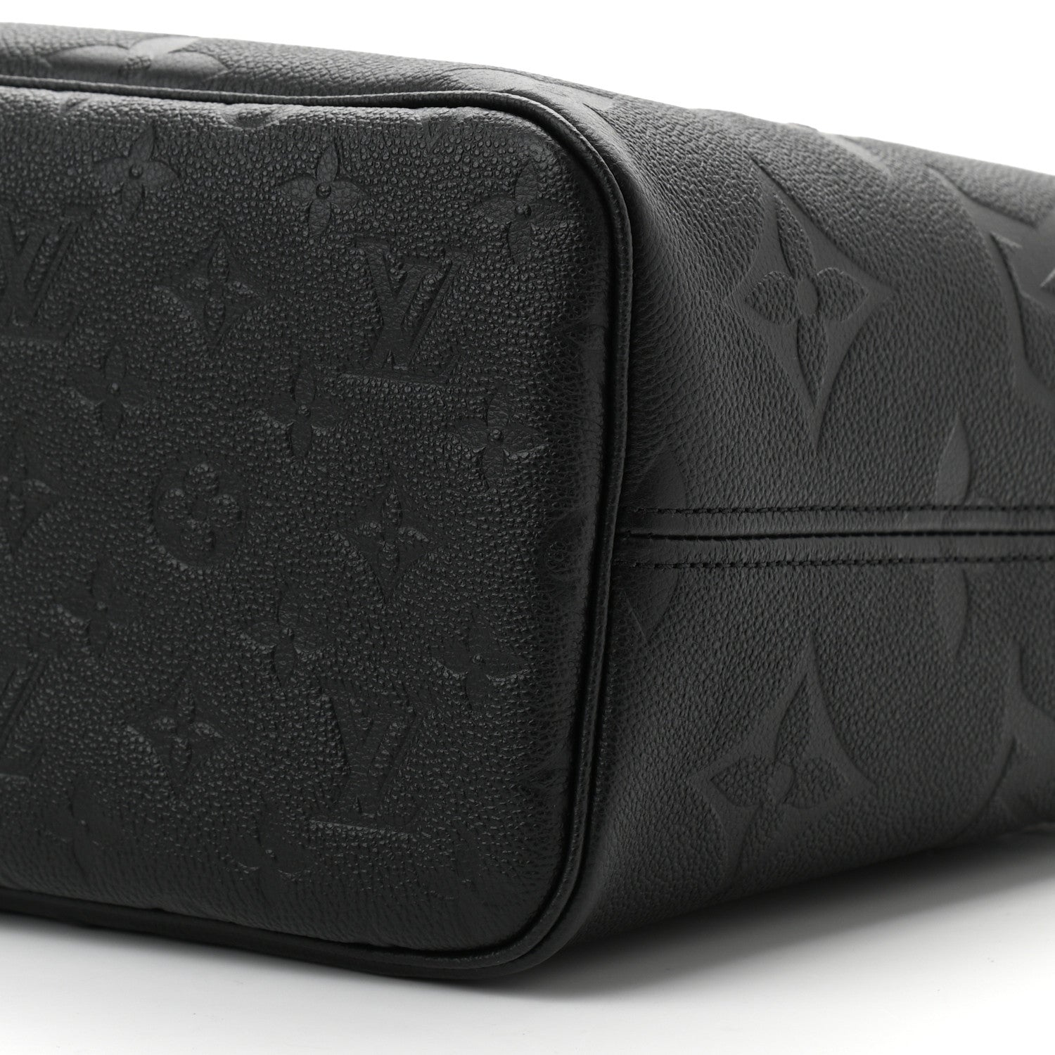 Louis Vuitton Empreinte Monogram Giant Neverfull MM Black 10 of 11
