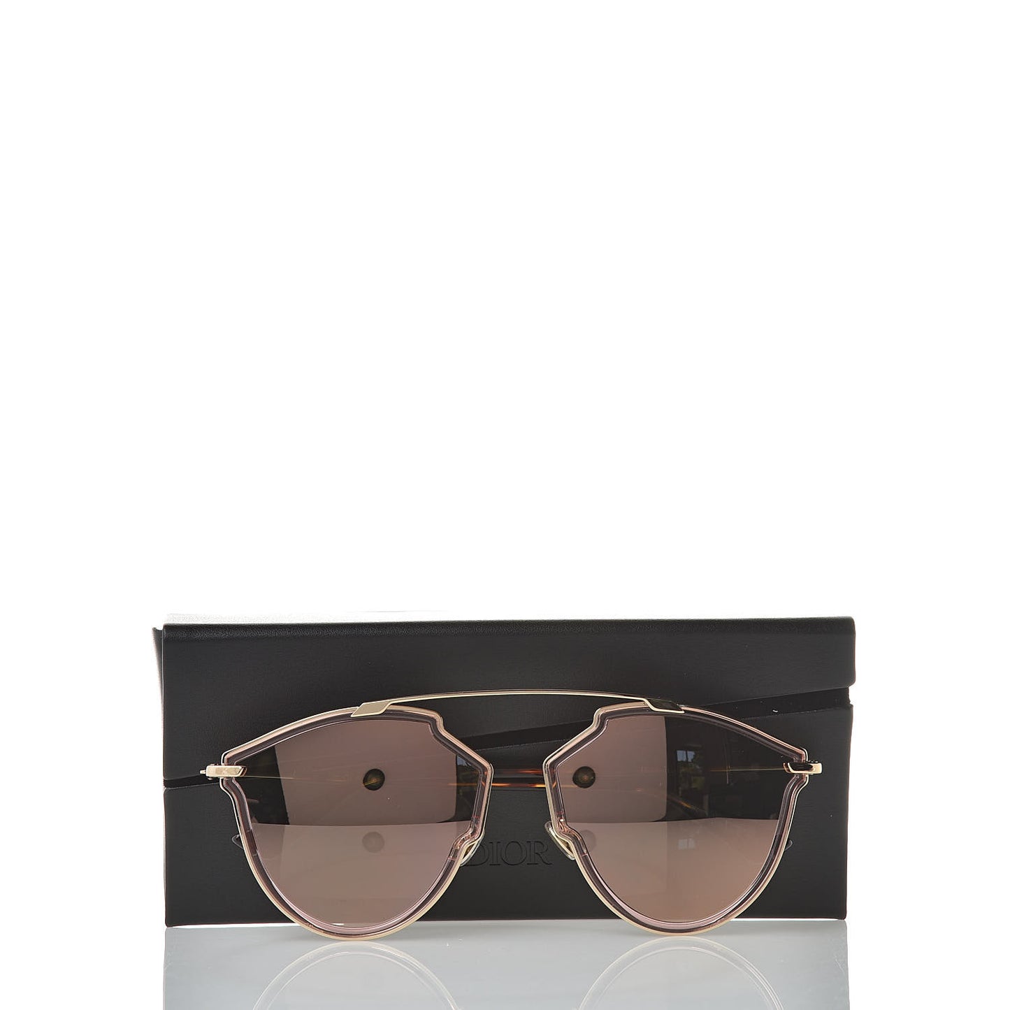 Mirrored So Real Rise Sunglasses Pink Gold