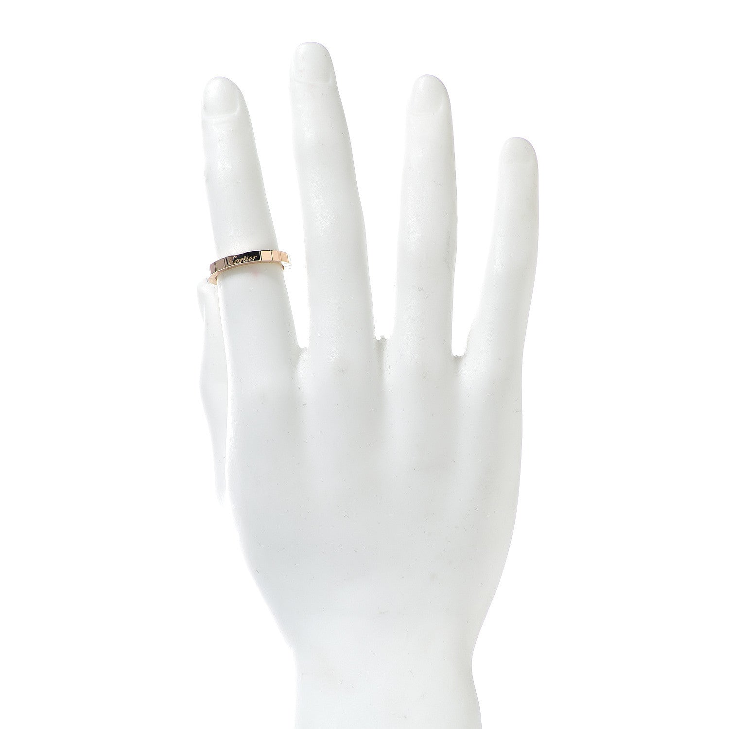 Cartier 18K Pink Gold 3mm Lanieres Ring 59 8.75 2 of 4