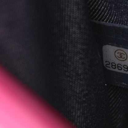 Chanel Lambskin CC Mania Flap Bag Pink 6 of 10