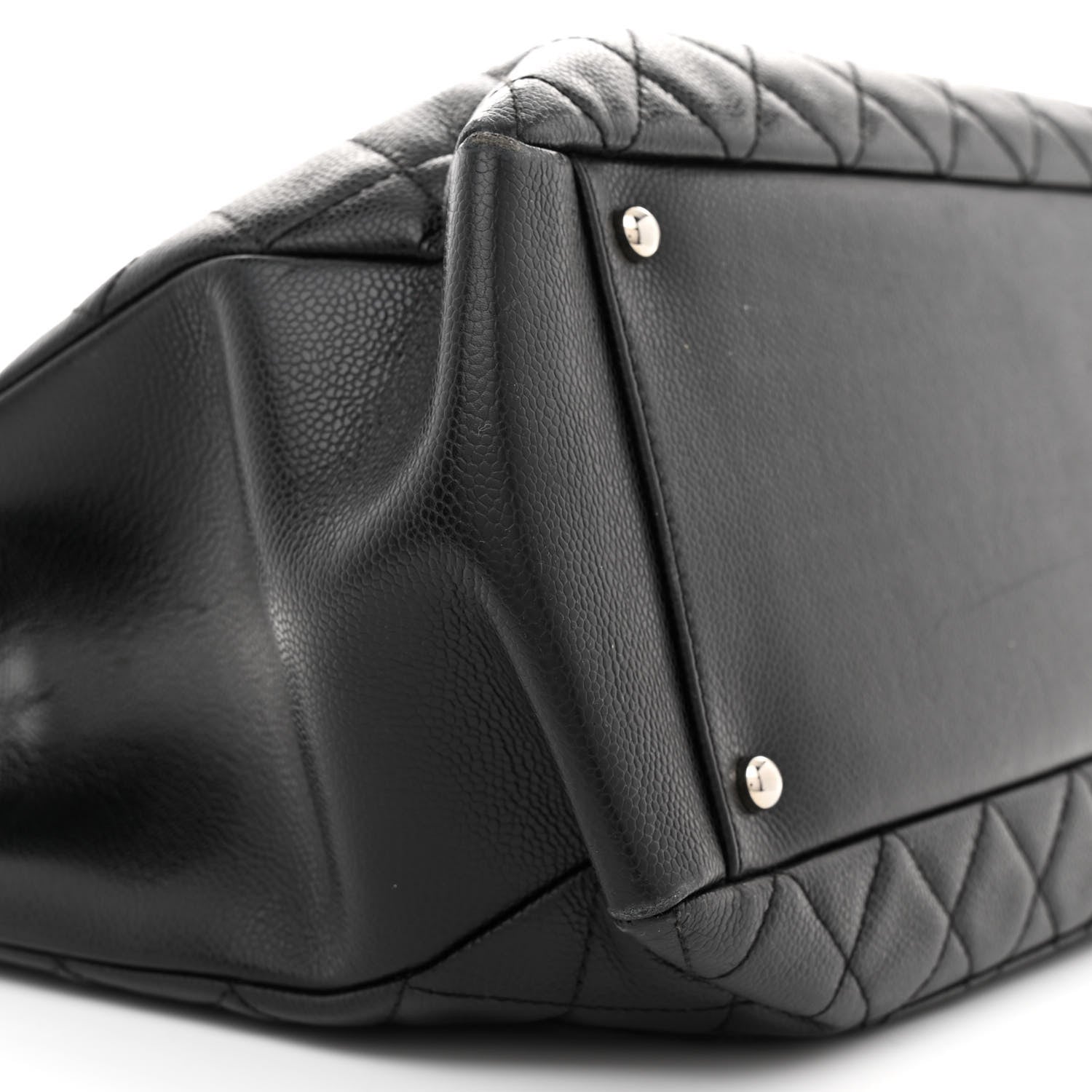 Chanel Caviar Quilted XL Grand Shopping Tote GST Black 10 of 17
