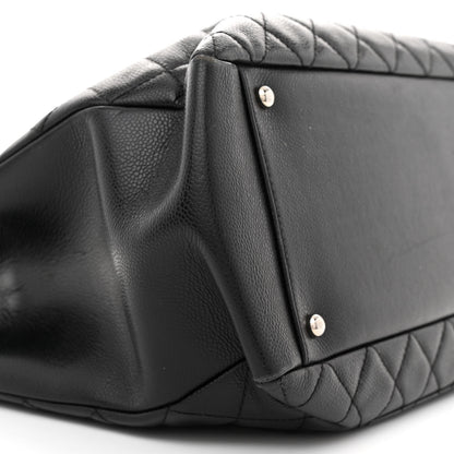 Chanel Caviar Quilted XL Grand Shopping Tote GST Black 10 of 17
