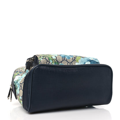 Gucci GG Supreme Monogram Blooms Small Day Backpack Blue 4 of 9