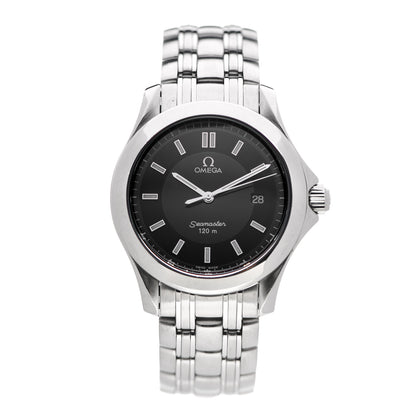Omega Stainless Steel 36mm Seamaster Quartz Watch Black 2511.52 1 of 5