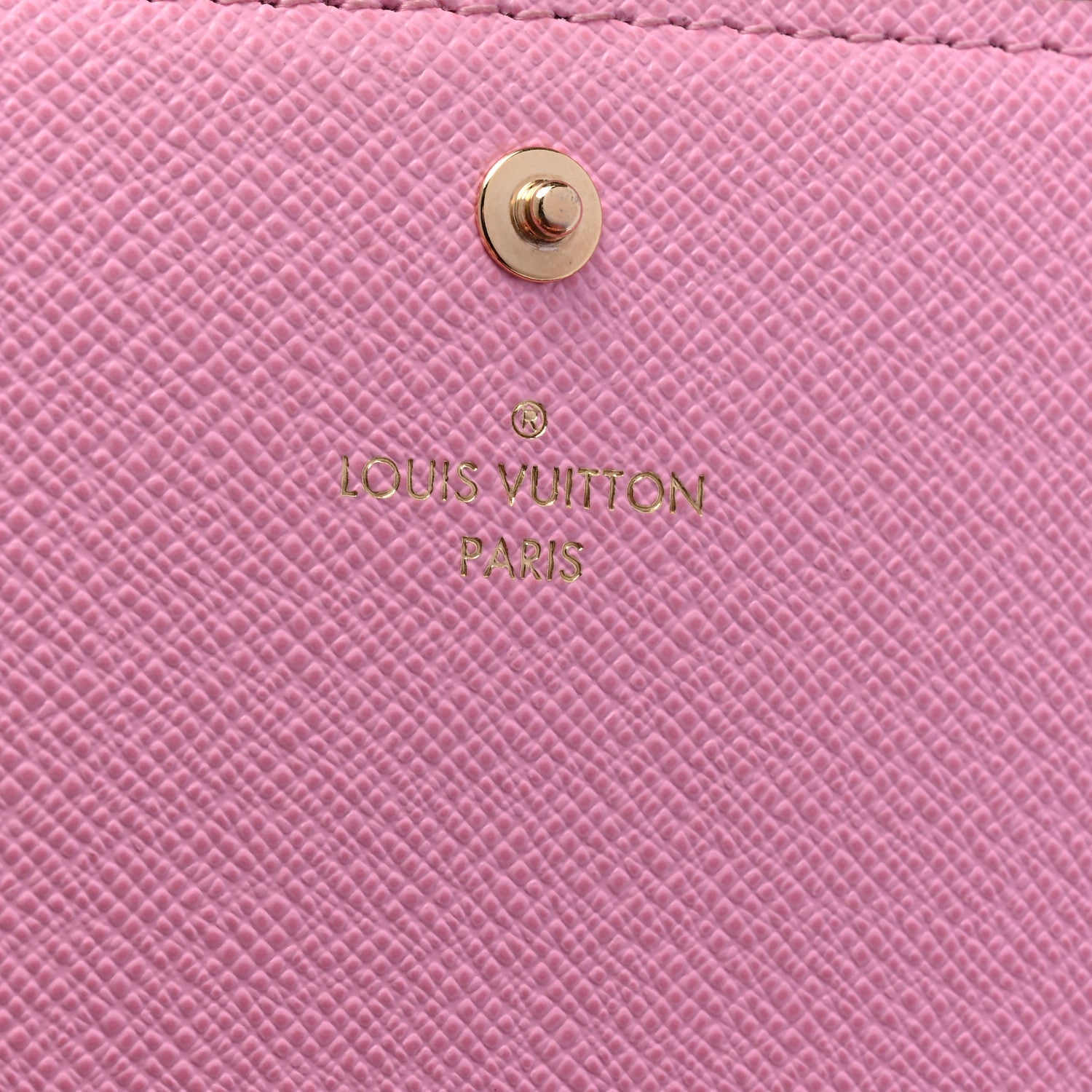 Louis Vuitton Damier Ebene 2022 Christmas Animation Paris Sarah Wallet Pink 6 of 8