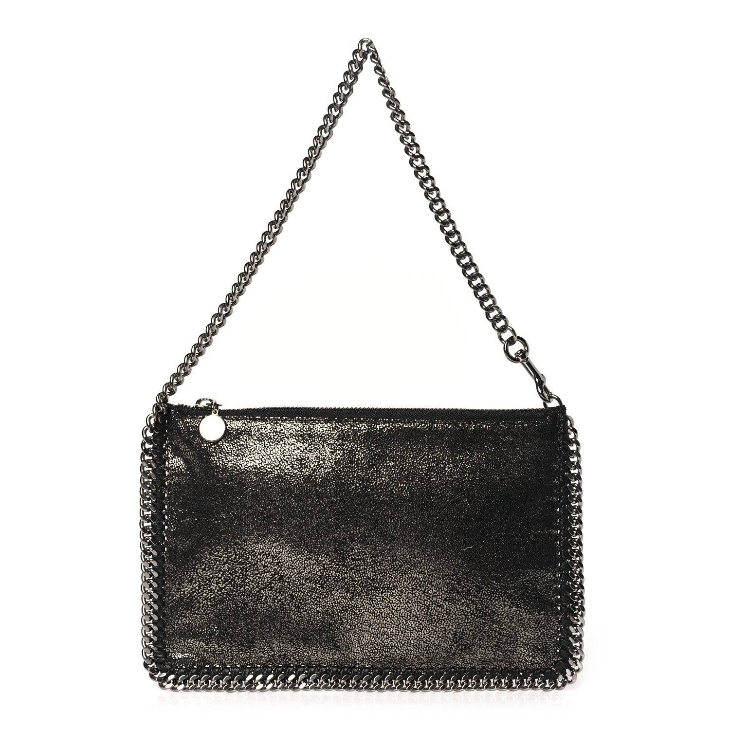 Stella McCartney Shaggy Deer Falabella Clutch Black 1 of 10