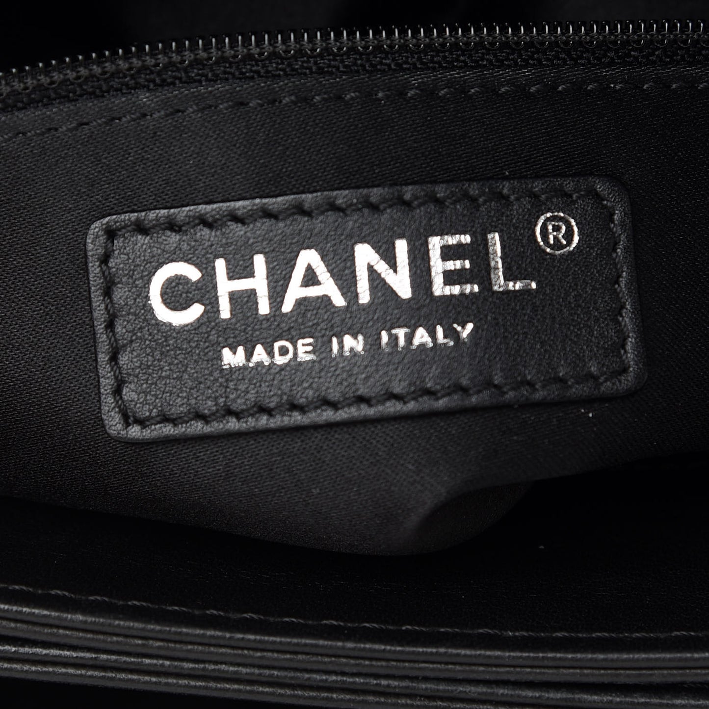 Lambskin Quilted Jumbo 3 Flap Black