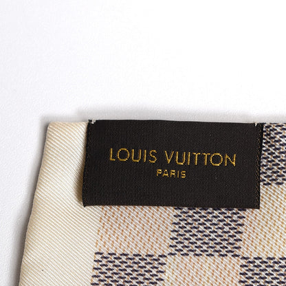 Louis Vuitton Silk Damier Azur Tahitienne Bandeau Rose Ballerine 4 of 5