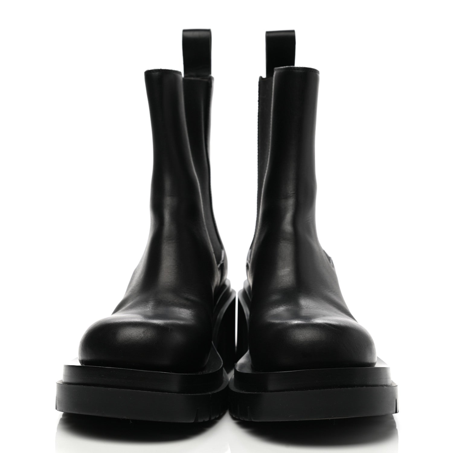 Bottega Veneta Calfskin The Lug Chelsea 30/70mm Ankle Boots 38 Black 2 of 9