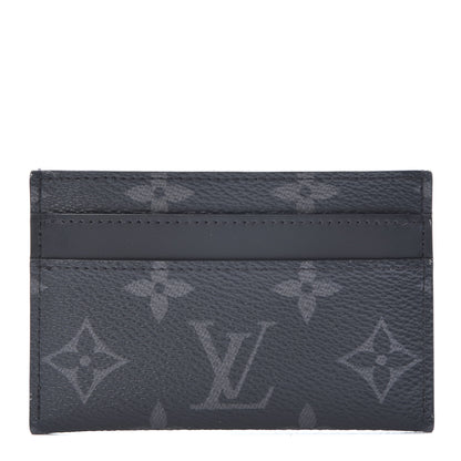 Louis Vuitton Monogram Eclipse Porte-Cartes Double Card Holder 1 of 8