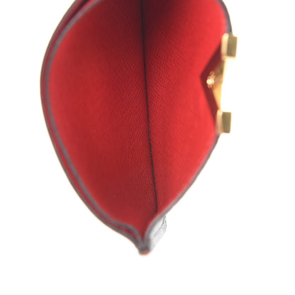 Louis Vuitton Calfskin Monogram Kimono Tote Card Holder Cherry 5 of 10