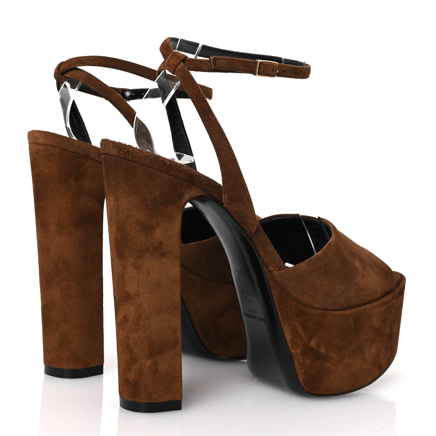 Suede Jodie 95 Tanouk Platform Sandals 36.5 Land