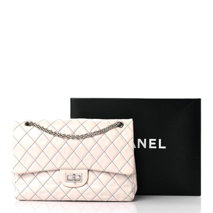 Chanel Calfskin Quilted Surpique 2.55 Reissue Flap White 16 of 16