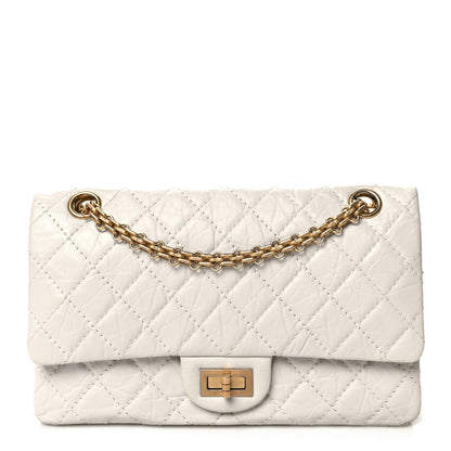 Chanel Aged Calfskin Quilted 2.55 Reissue 225 Flap White 1 of 10