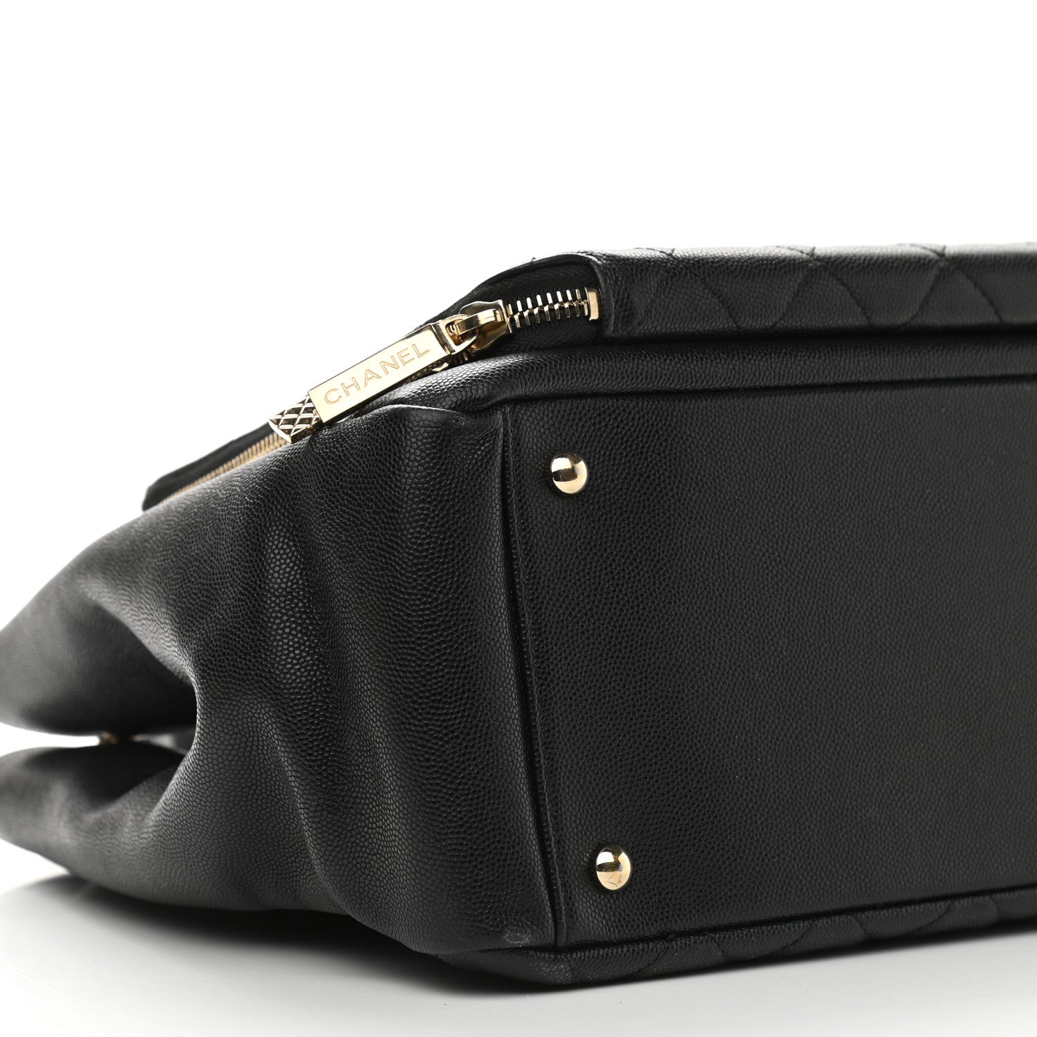 Chanel Caviar Quilted Large Business Affinity Shopping Bag Black 7 of 13