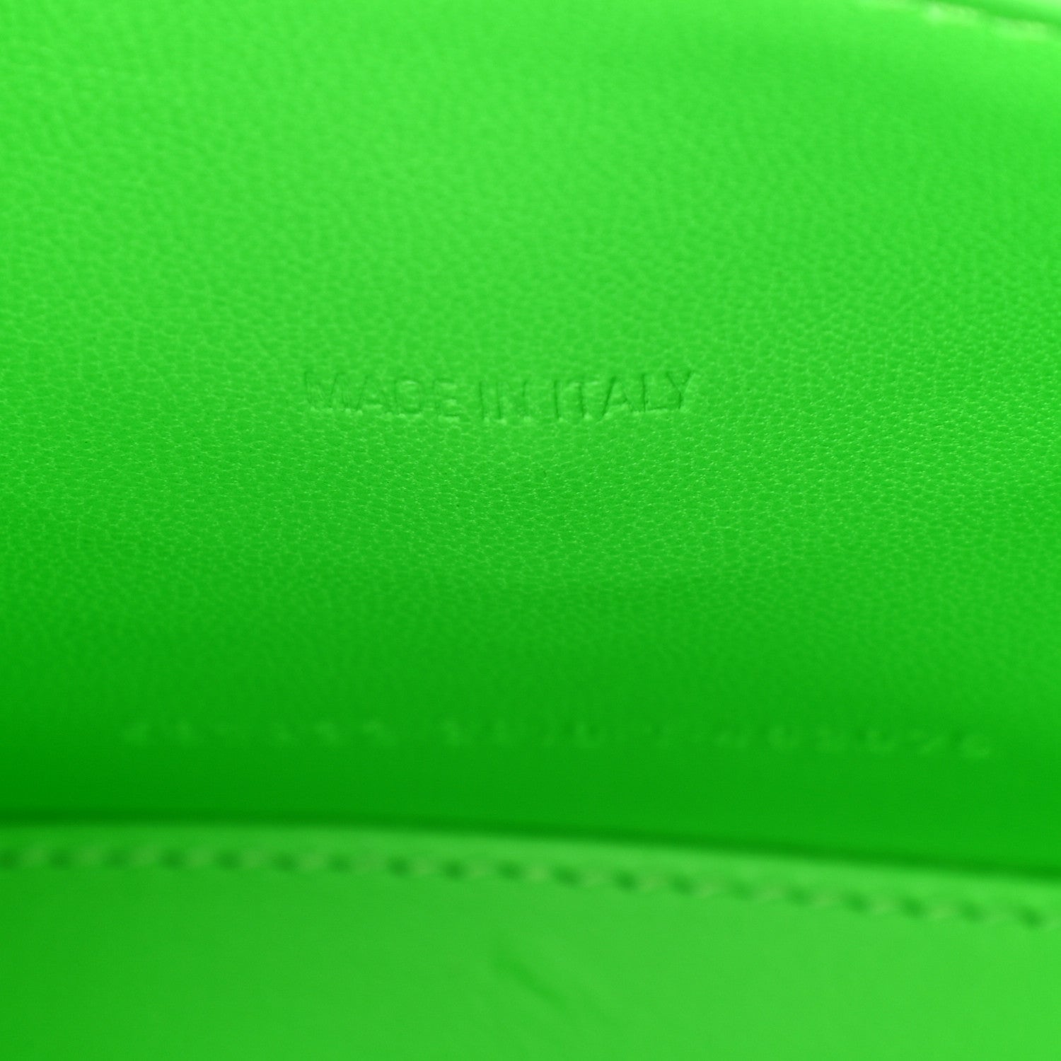 Balenciaga Shiny Calfskin Crocodile Embossed Hourglass Top Handle Bag XS Fluo Green 7 of 12