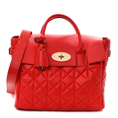 Mulberry Nappa Quilted Medium Cara Delevingne Convertible Bag Red 1 of 8