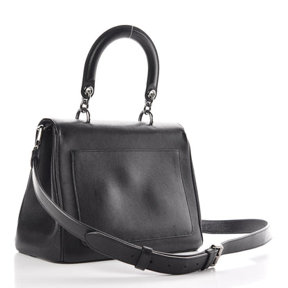 Christian Dior Grained Calfskin Medium Be Dior Flap Black 3 of 10